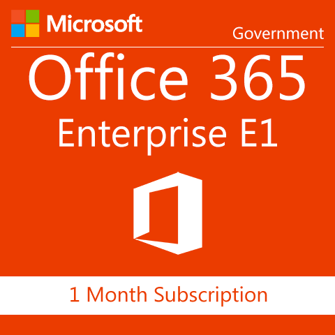 Microsoft Office 365 Enterprise E1 – Government